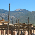 2004 10-Taos Pueblo w-Mountain Background